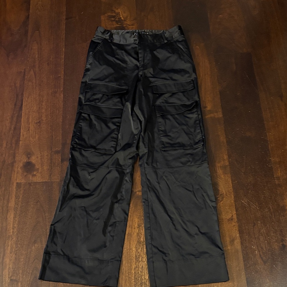 Zara Men's Dark Cargo Pants